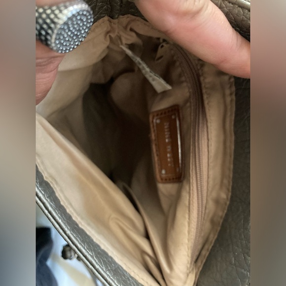 Nine West Metallic Gray Crossbody Bag - Picture 6 of 10